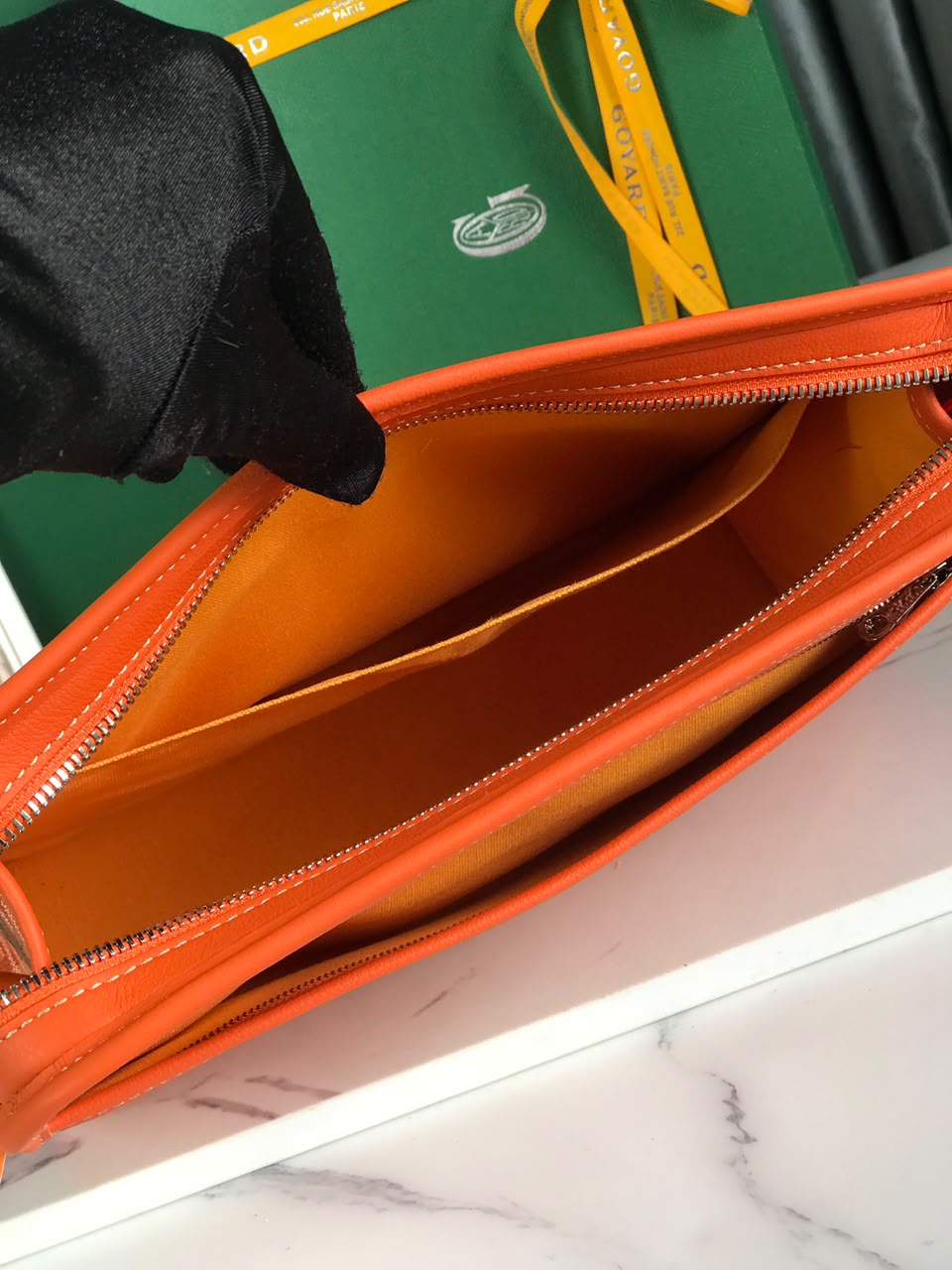 Orange Jouvence GM Toiletry Bag