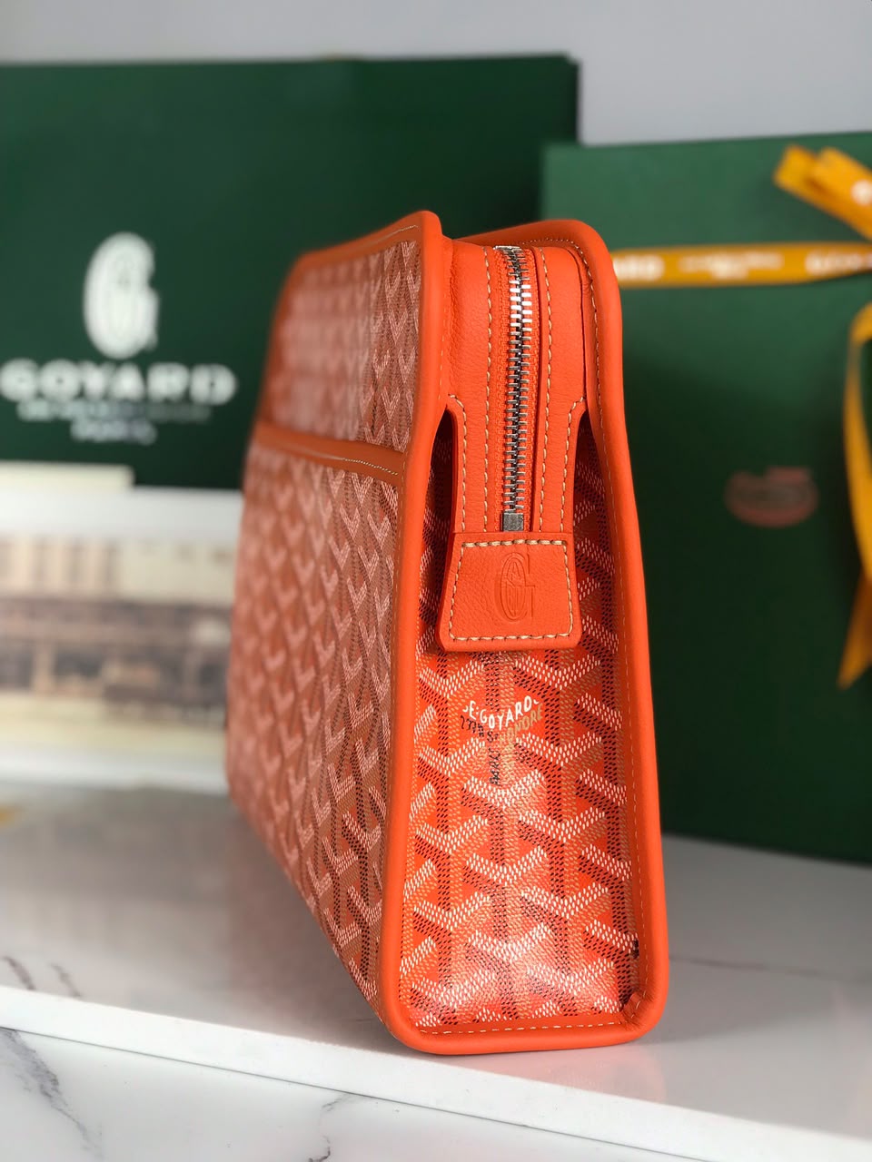 Orange Jouvence GM Toiletry Bag