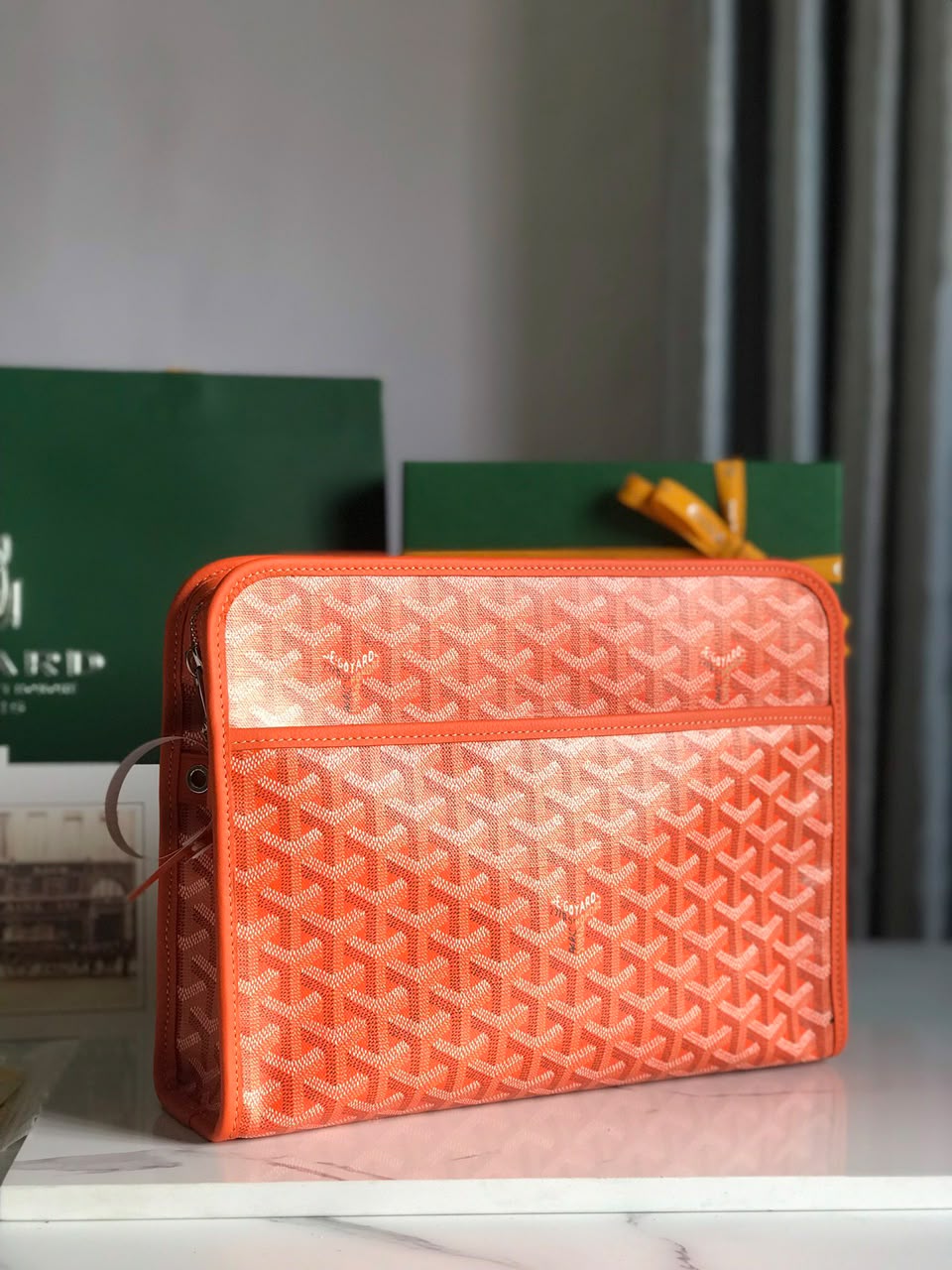 Orange Jouvence GM Toiletry Bag