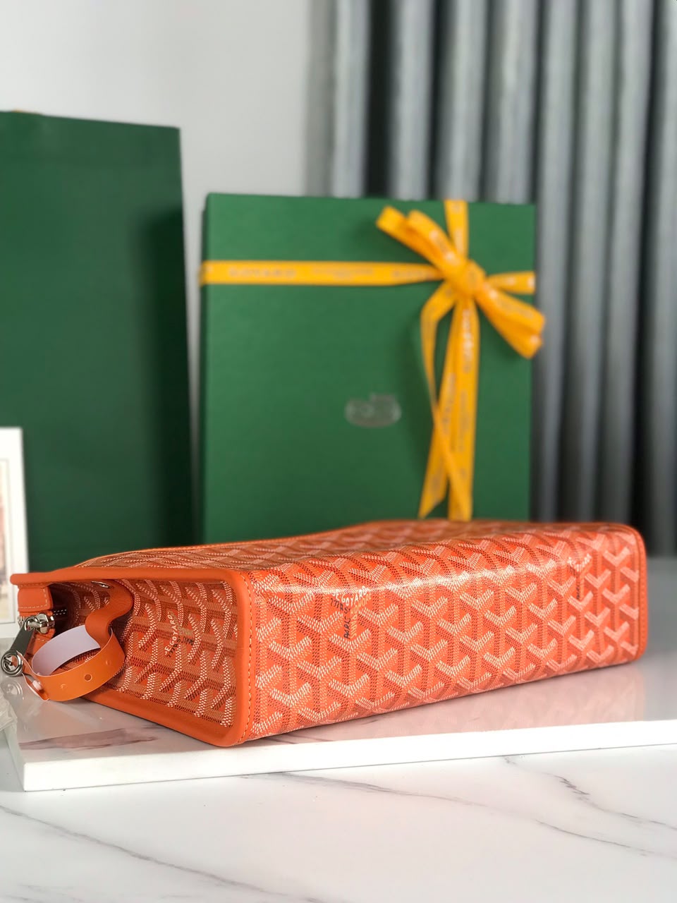 Orange Jouvence GM Toiletry Bag