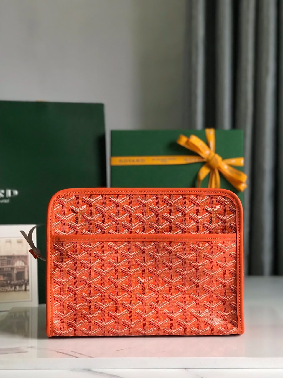 Orange Jouvence MM Toiletry Bag