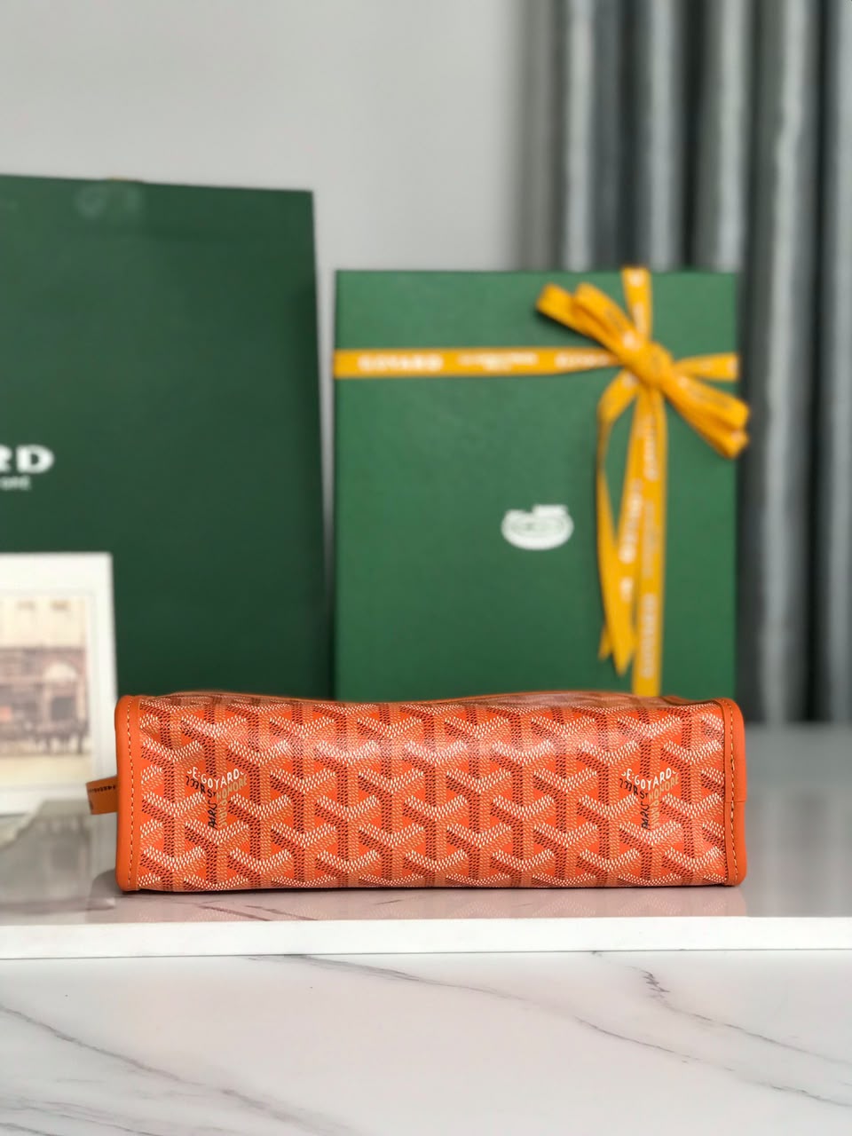 Orange Jouvence MM Toiletry Bag