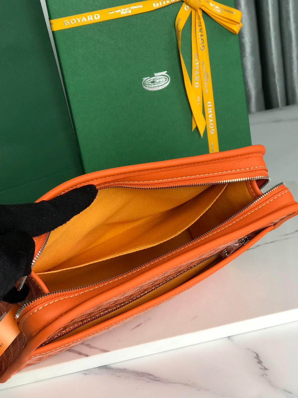 Orange Jouvence MM Toiletry Bag
