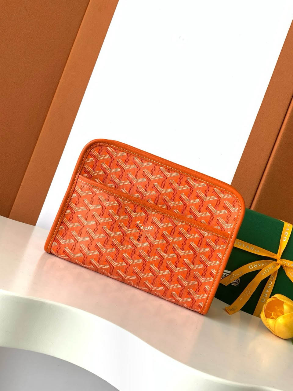 Orange Jouvence PM Toiletry Bag