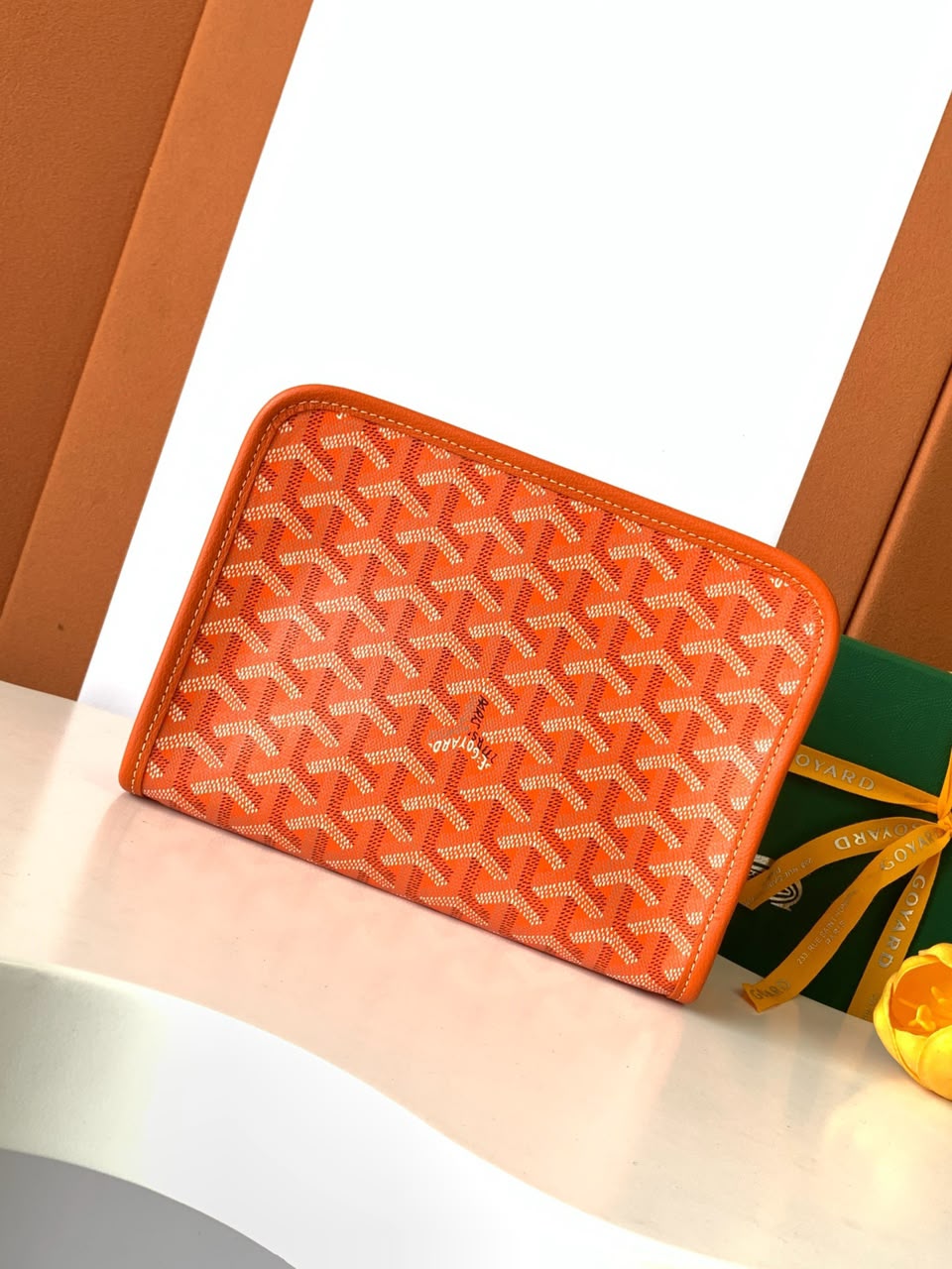 Orange Jouvence PM Toiletry Bag