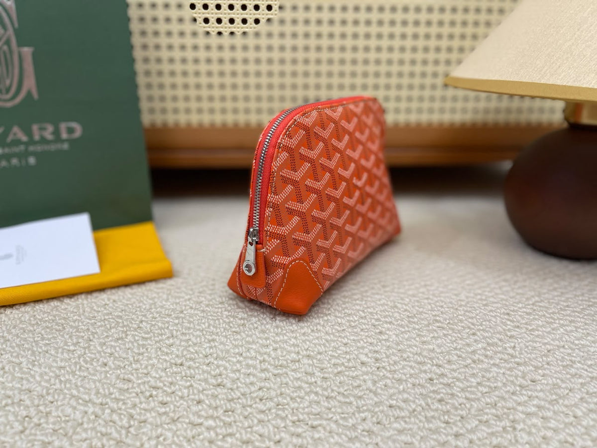 Orange Vendôme Cosmetic Pouch - 3