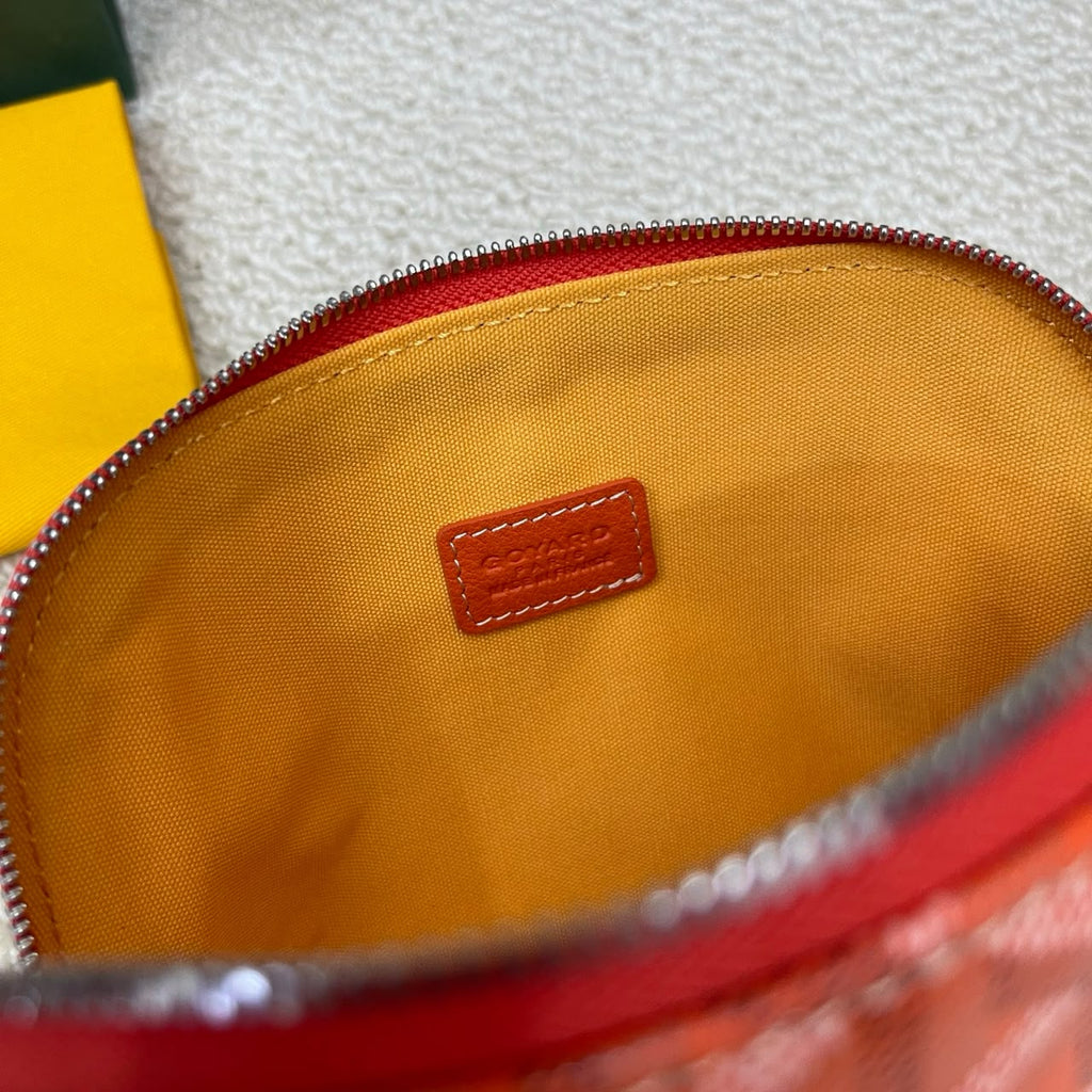 Orange Vendôme Cosmetic Pouch - 7