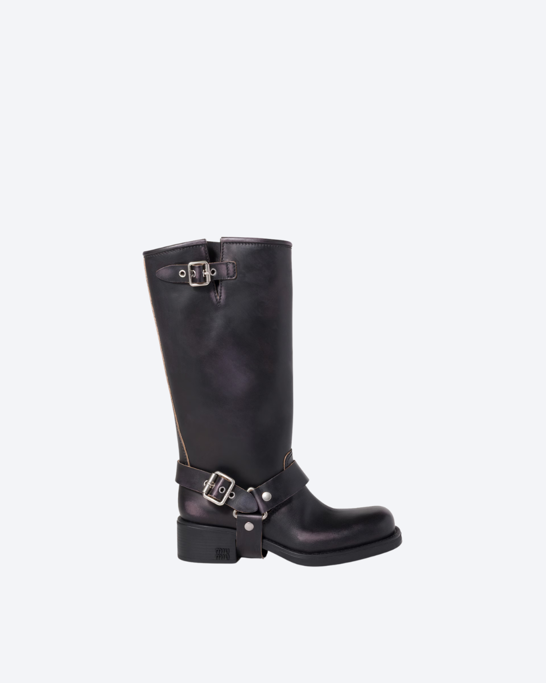Black Leather Boots - 1