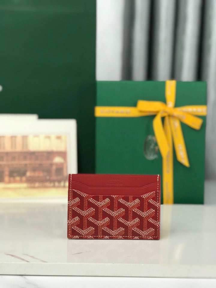 Red Saint-Sulpice Card Wallet