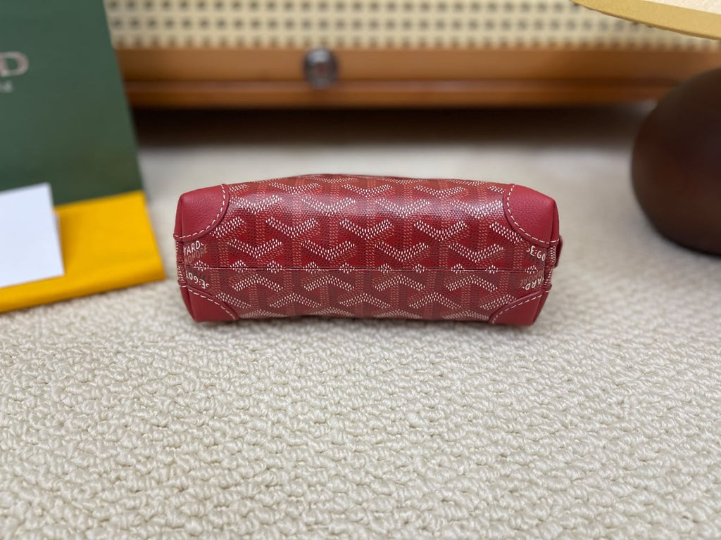 Red Vendôme Cosmetic Pouch