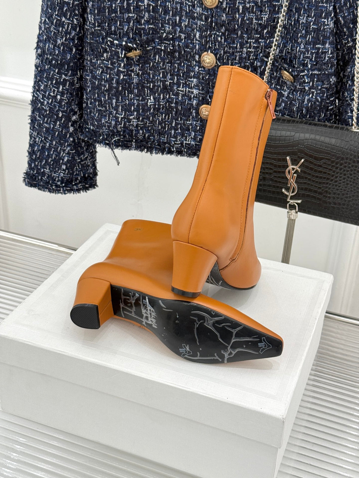 Sahara Stage Fitted Boot In Lambskin - 10