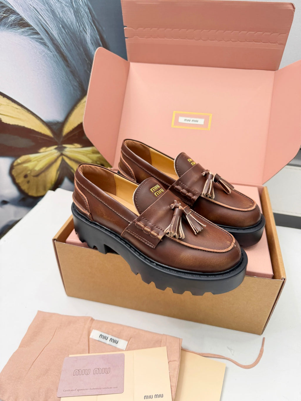 Sienna Deco' Leather Loafers - 3
