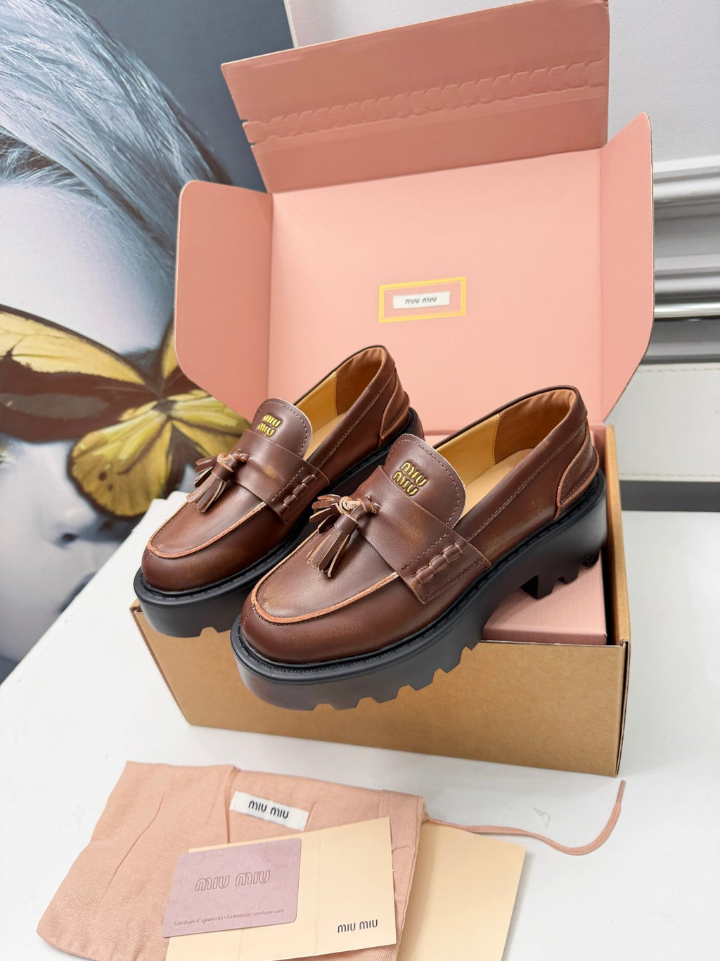 Sienna Deco' Leather Loafers - 5