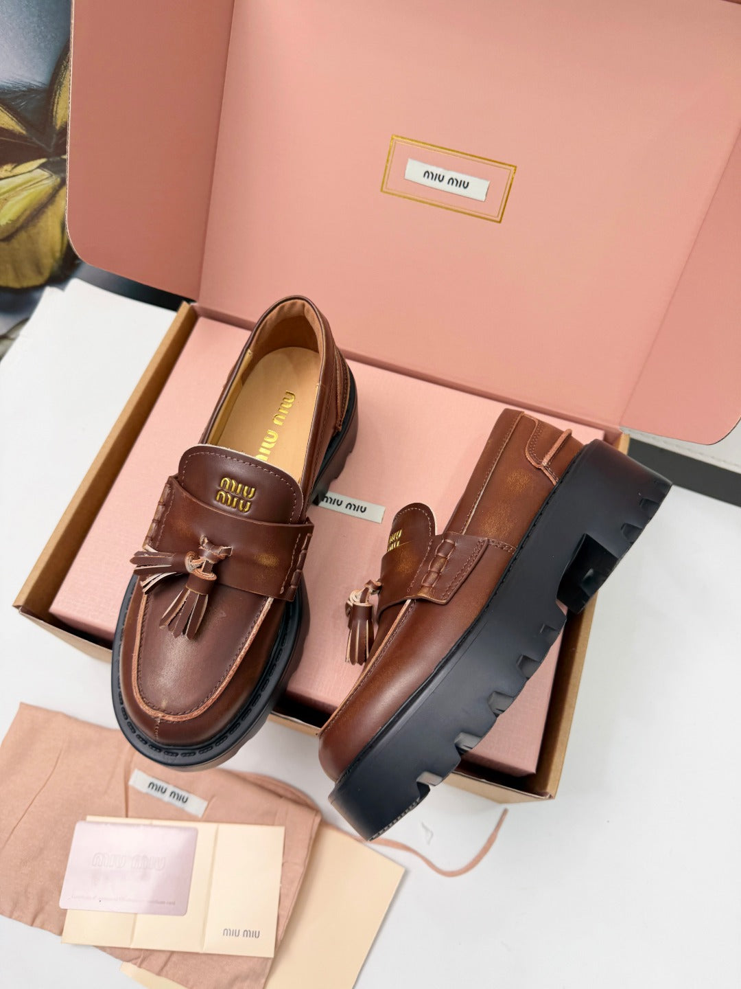 Sienna Deco' Leather Loafers - 6