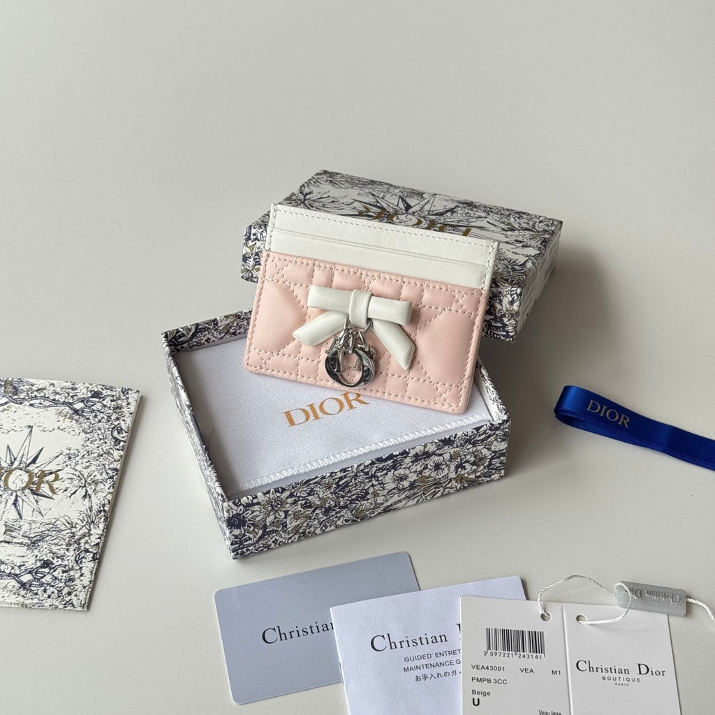 Soupir Pink & Latte Freesia Card Holder - 2