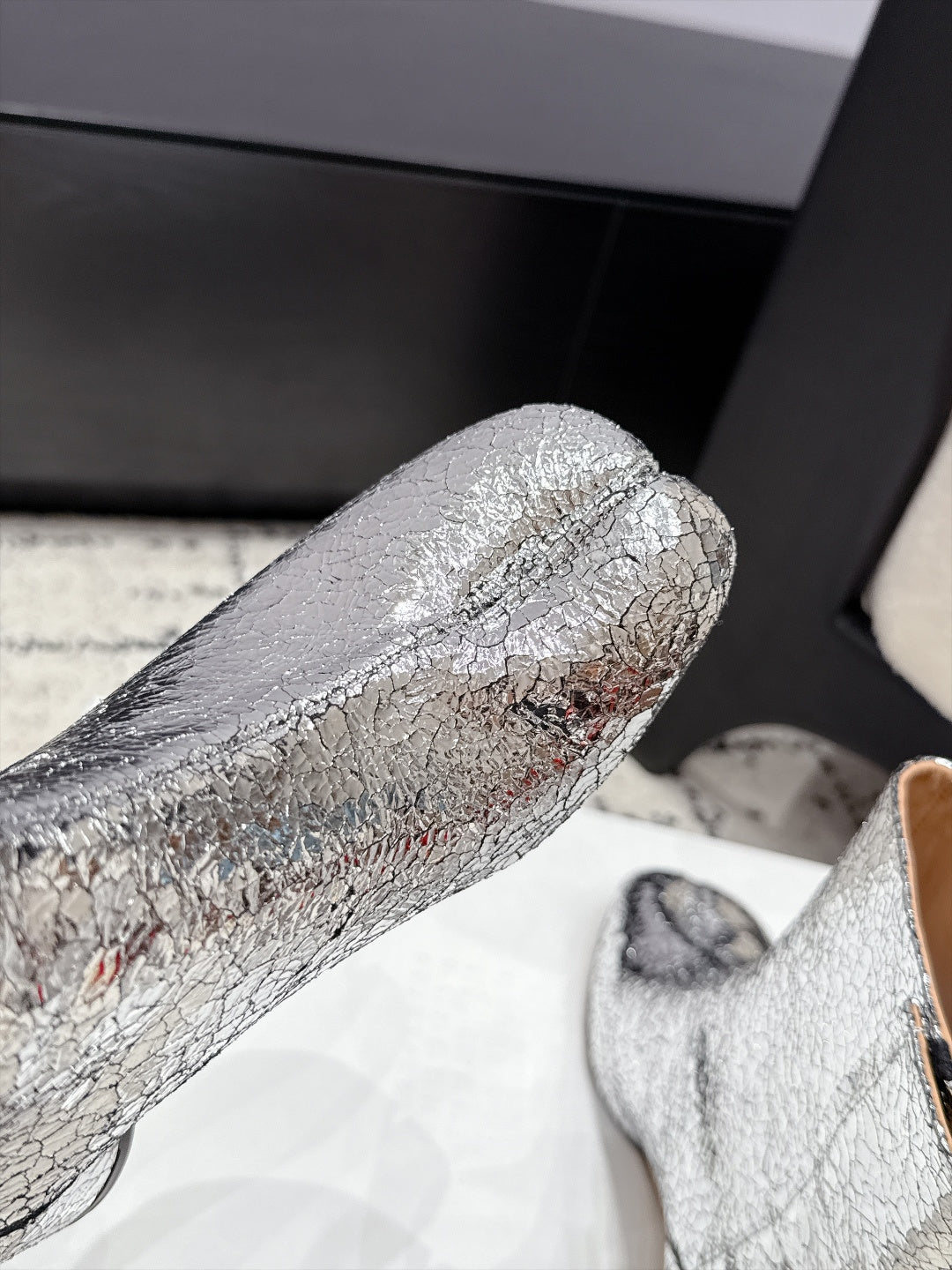 Tabi Ankle Boots Broken Mirror