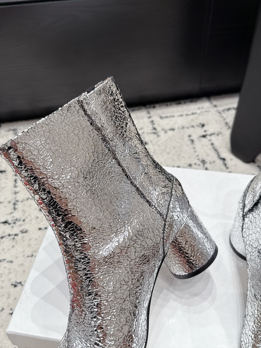 Tabi Ankle Boots Broken Mirror