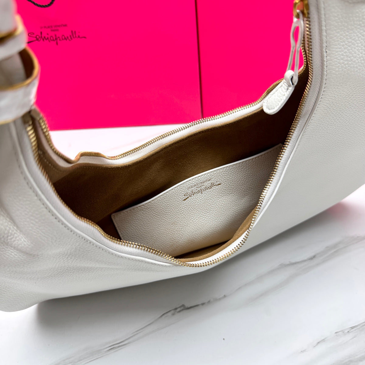 White Large Soufflé Bag - 9