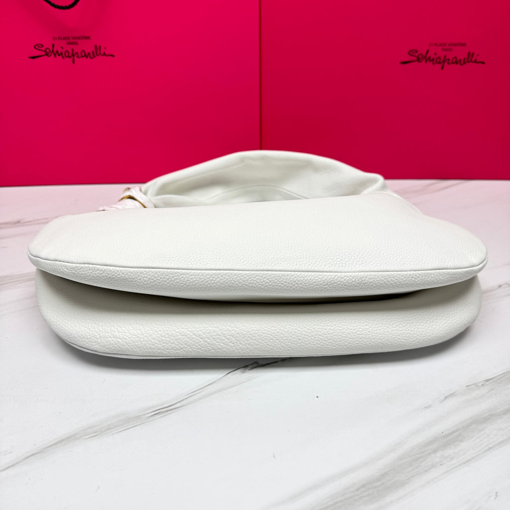 White Soufflé Baguette Bag - 5