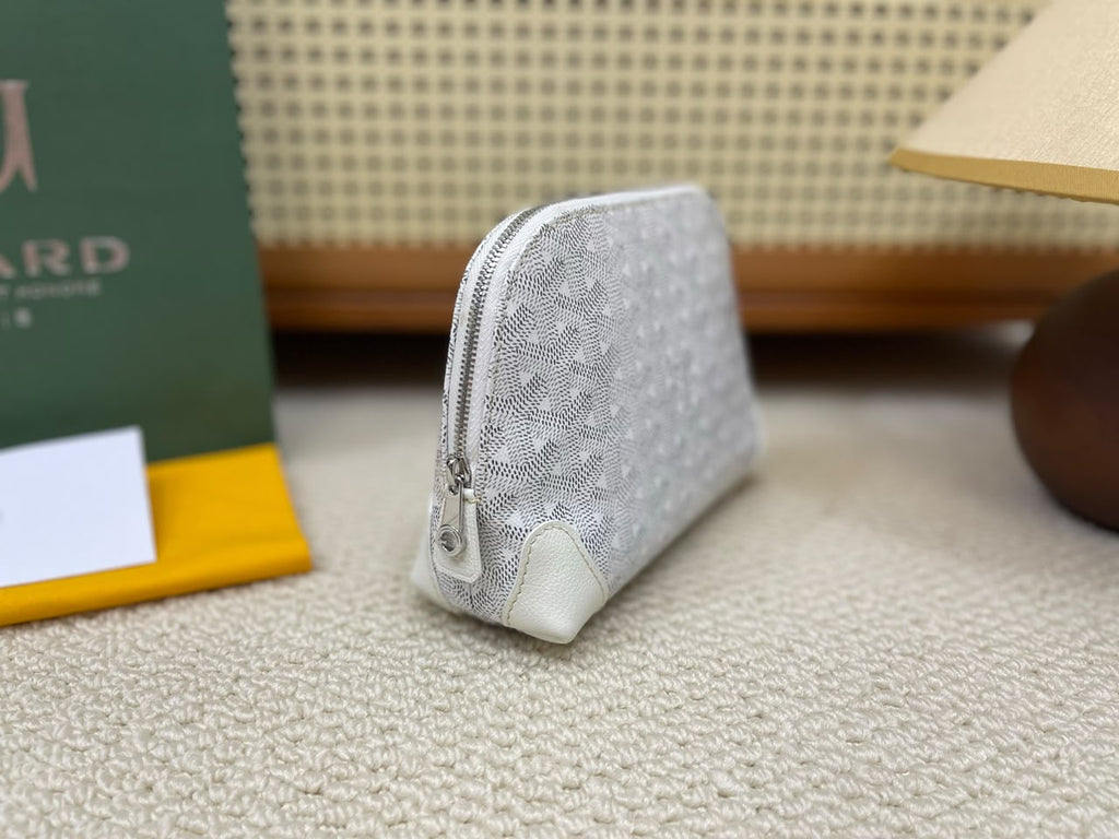 White Vendôme Cosmetic Pouch - 3