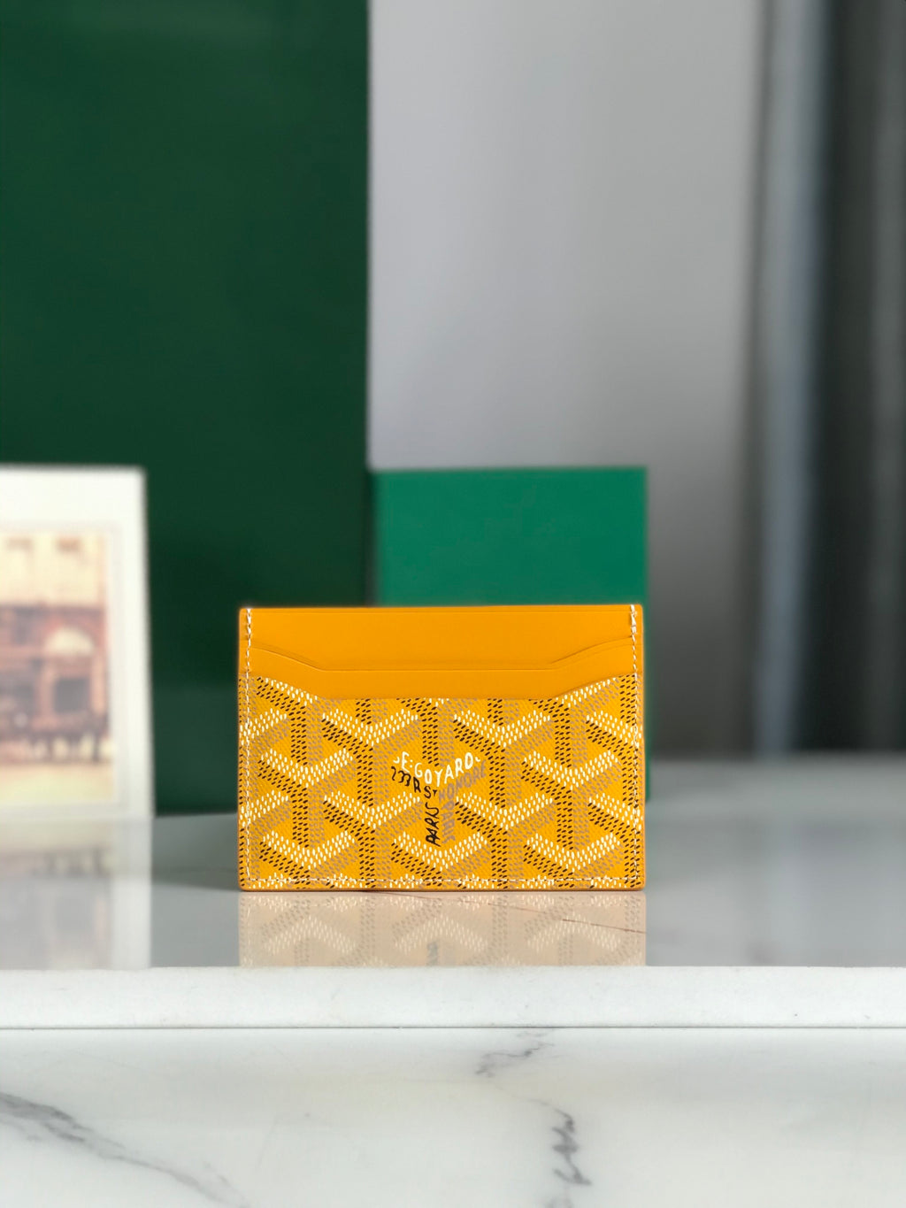 Yellow Saint-Sulpice Card Wallet