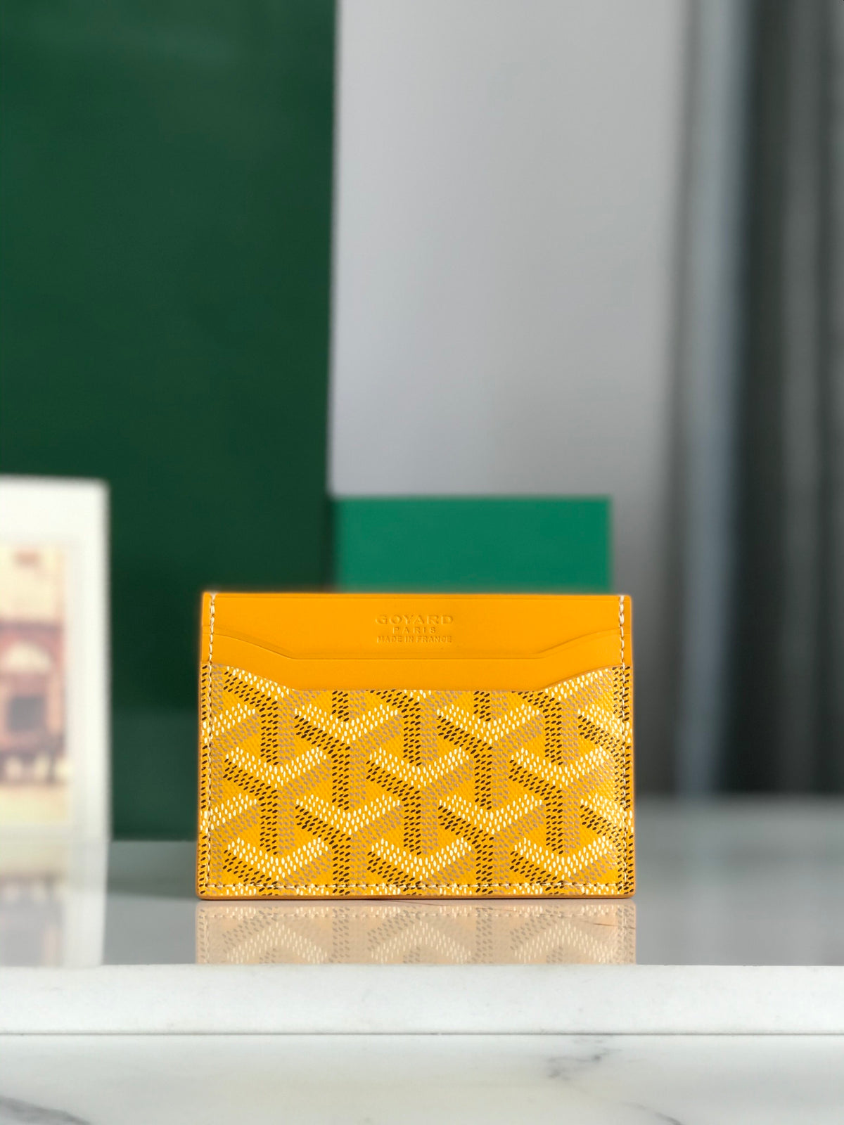 Yellow Saint-Sulpice Card Wallet