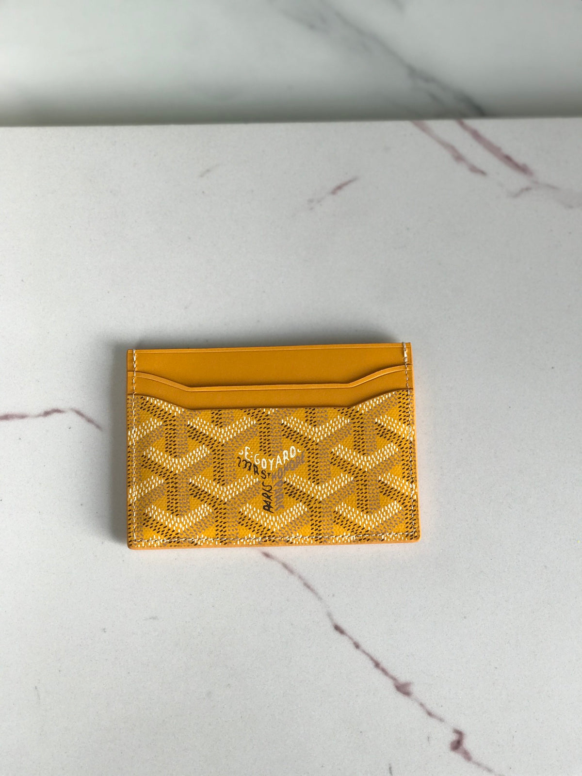 Yellow Saint-Sulpice Card Wallet