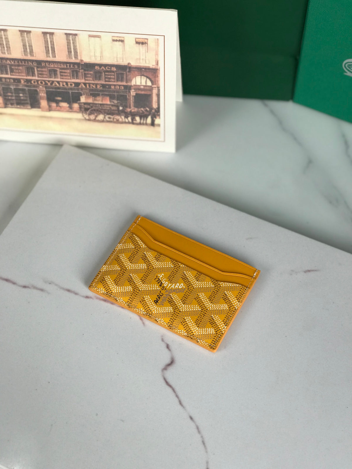 Yellow Saint-Sulpice Card Wallet