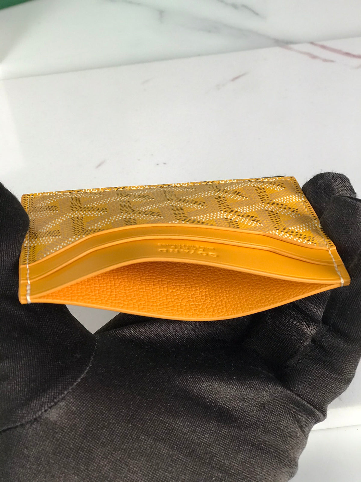 Yellow Saint-Sulpice Card Wallet