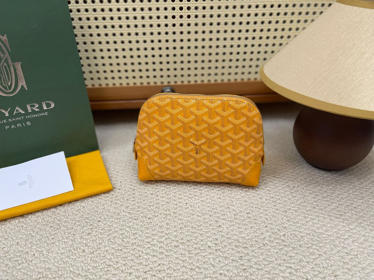 Yellow Vendôme Cosmetic Pouch