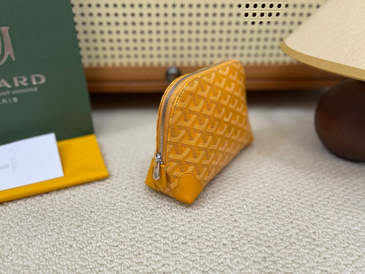 Yellow Vendôme Cosmetic Pouch