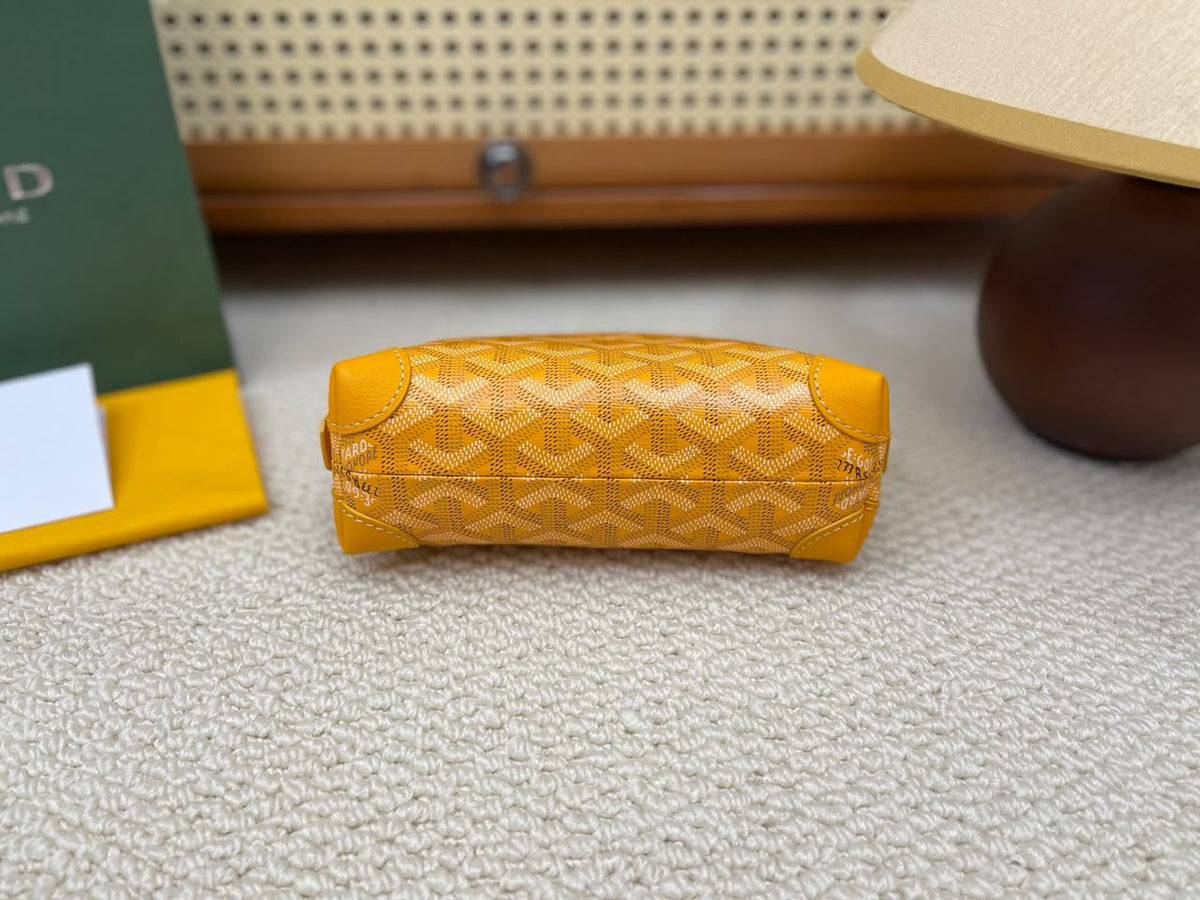 Yellow Vendôme Cosmetic Pouch