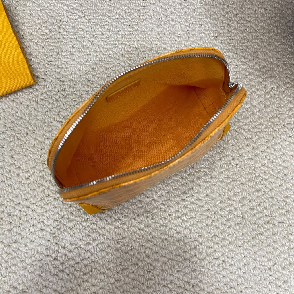 Yellow Vendôme Cosmetic Pouch