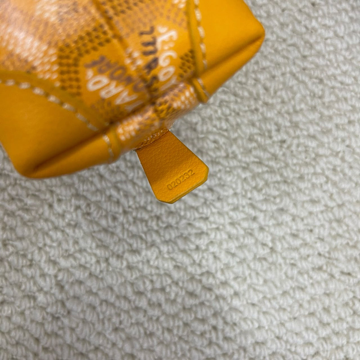 Yellow Vendôme Cosmetic Pouch