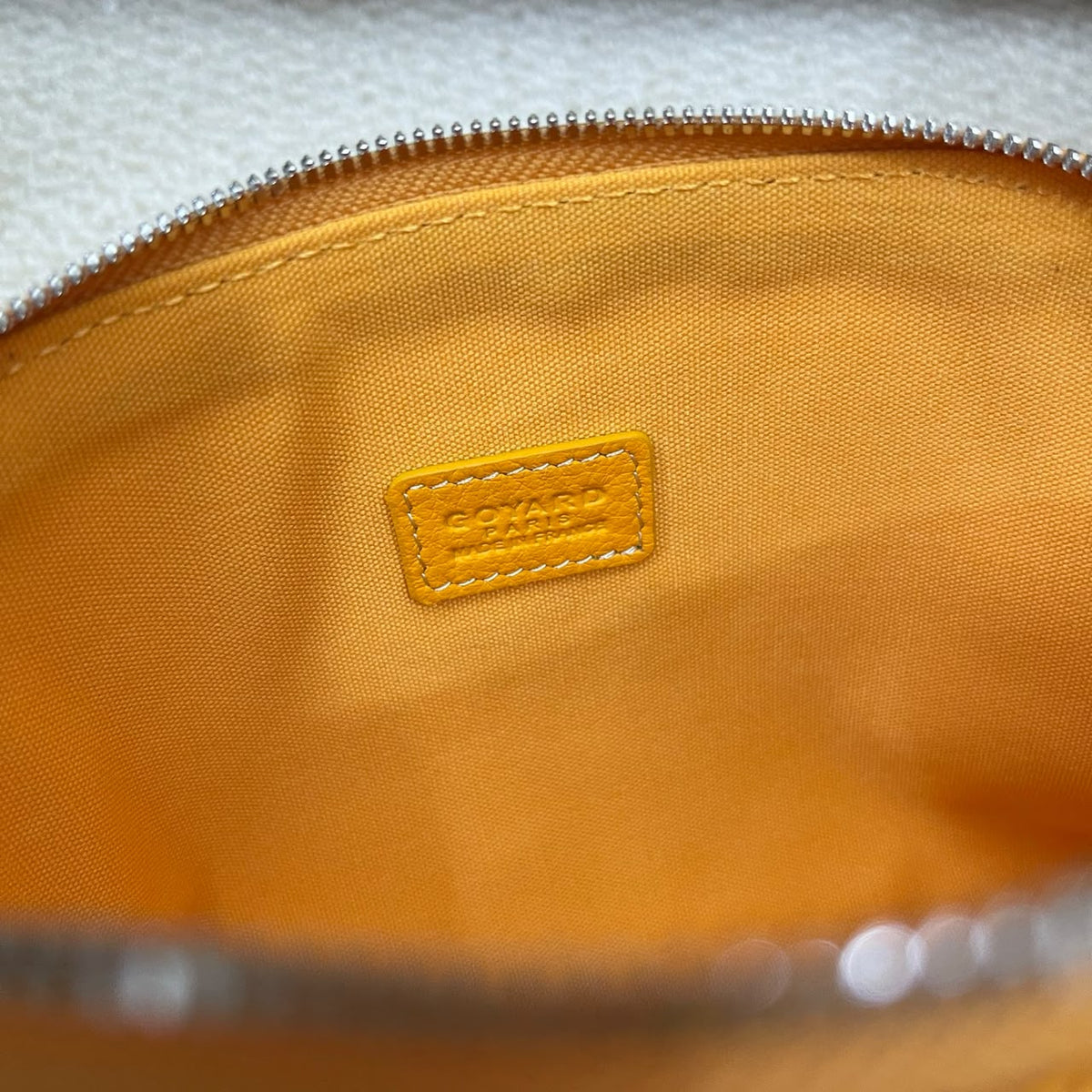 Yellow Vendôme Cosmetic Pouch